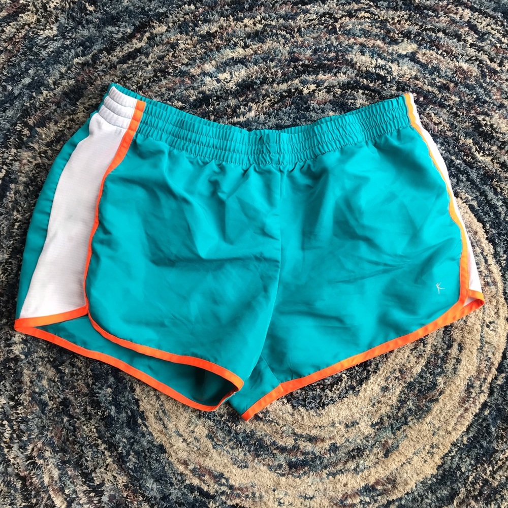 Turquoise Running Shorts